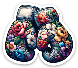 Flower Gloves Sticker
